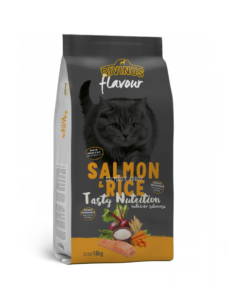 DIVINUS FLAVOUR Cat SALMON/RICE 18      