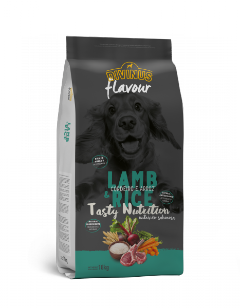 DIVINUS FLAVOUR DOG LAMB/RICE 18     